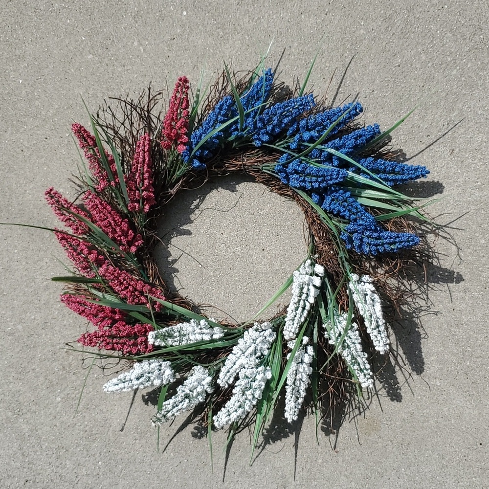 Red, White and Blue Wreath